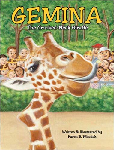 Gemina the Crooked-Necked Giraffe Winner of the Picture Book Non-Fiction category